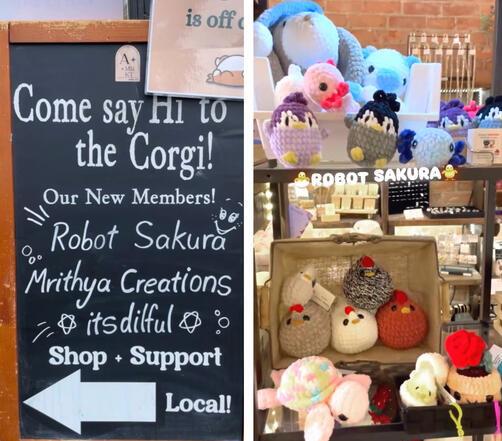 Local Toronto Crochet Gifts In Store at ARTISAN MRKT